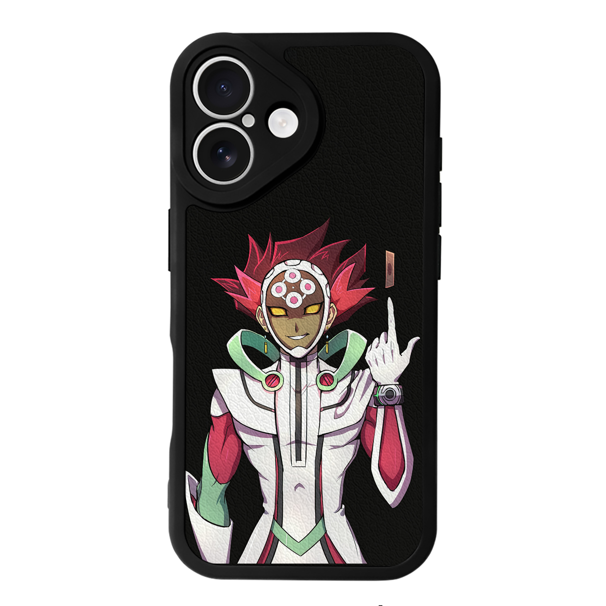 遊☆戯☆王 Yu-Gi-Oh! 【iPhone 16シリーズ対応】シリコンスマホケース（レザー調） 材質：シリコン